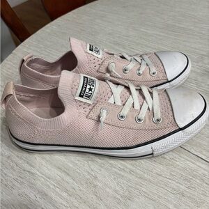 Converse Light Pink Knit Low-Tops